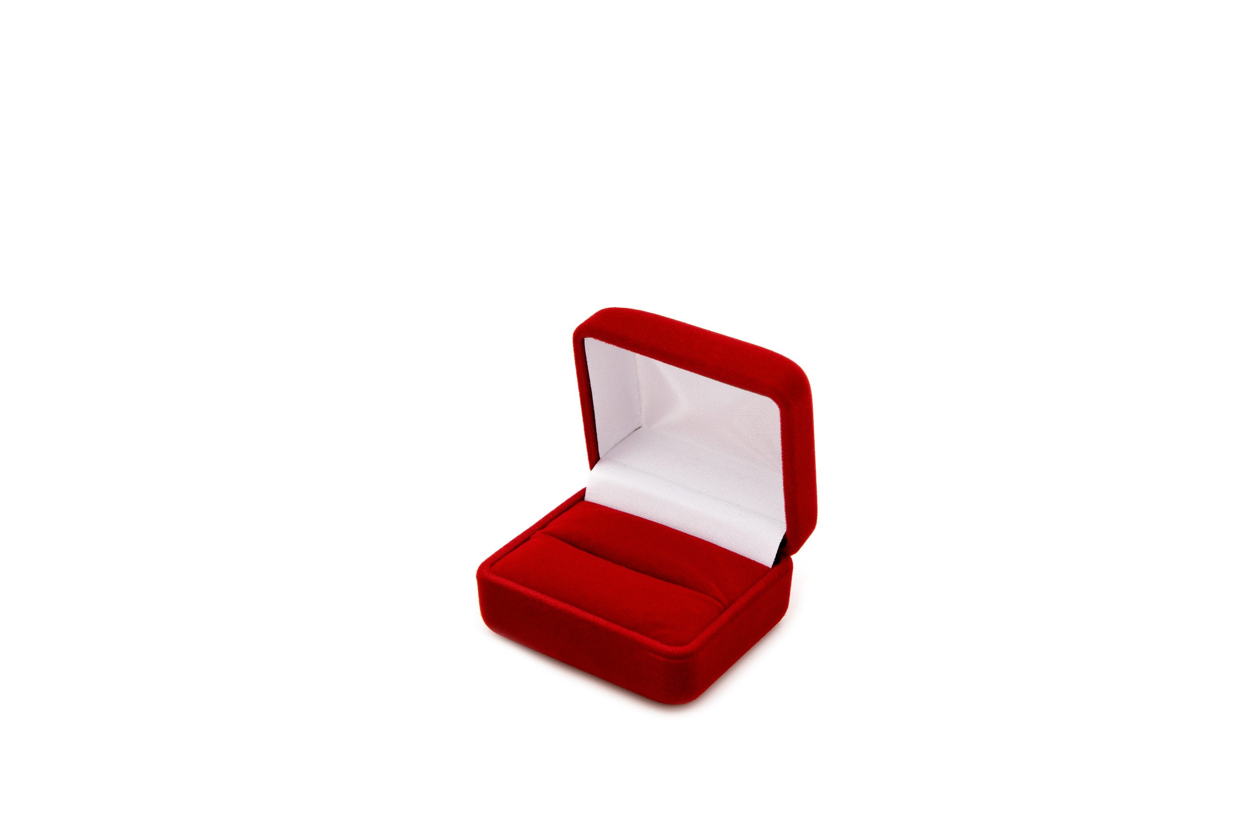 Etui flokowane na obrączki