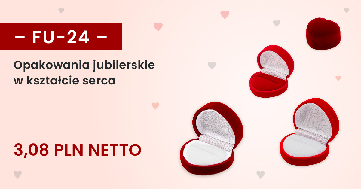 Opakowanie Jubilerskie Serduszko