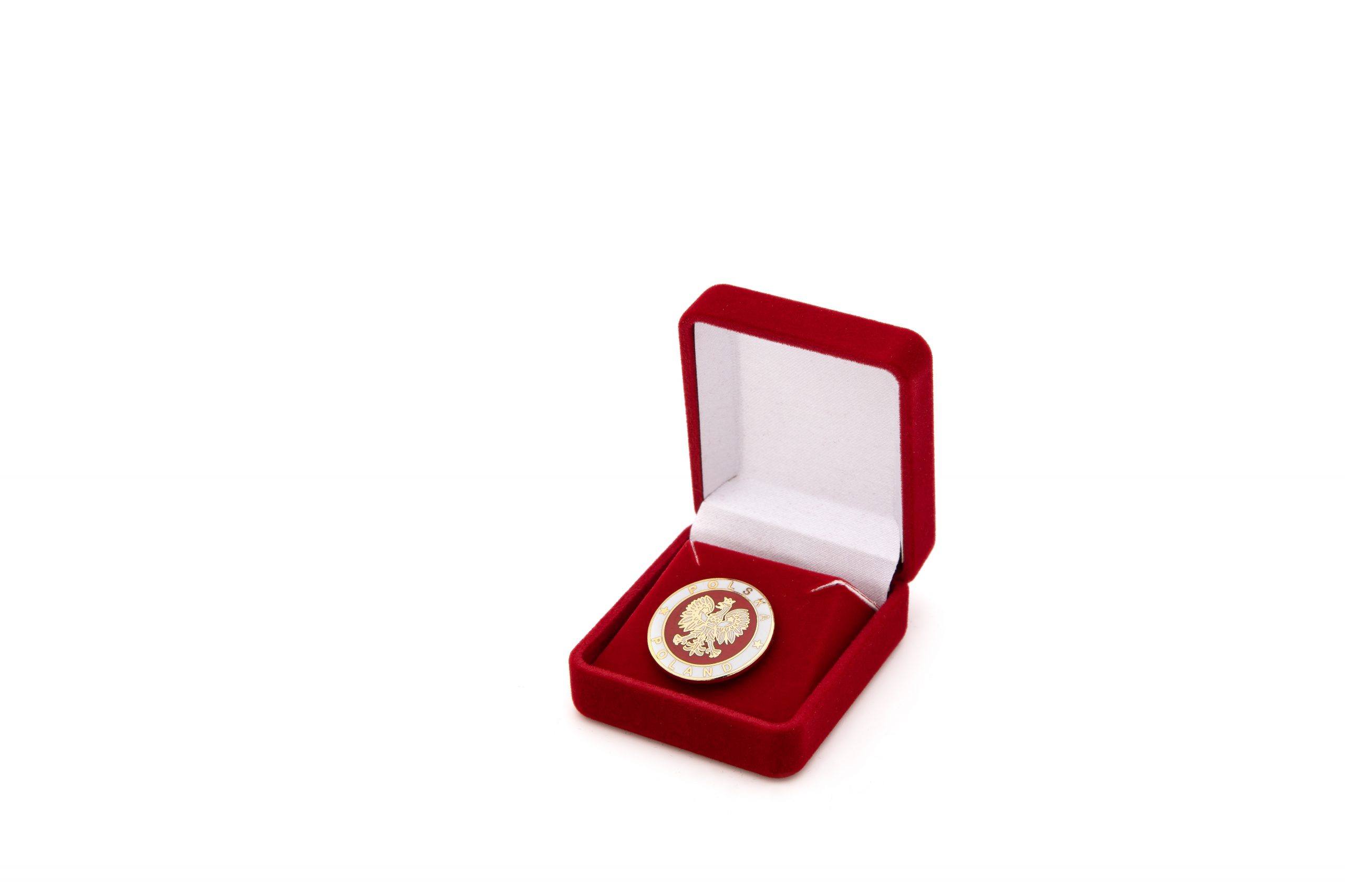 Małe etui flokowane na pins