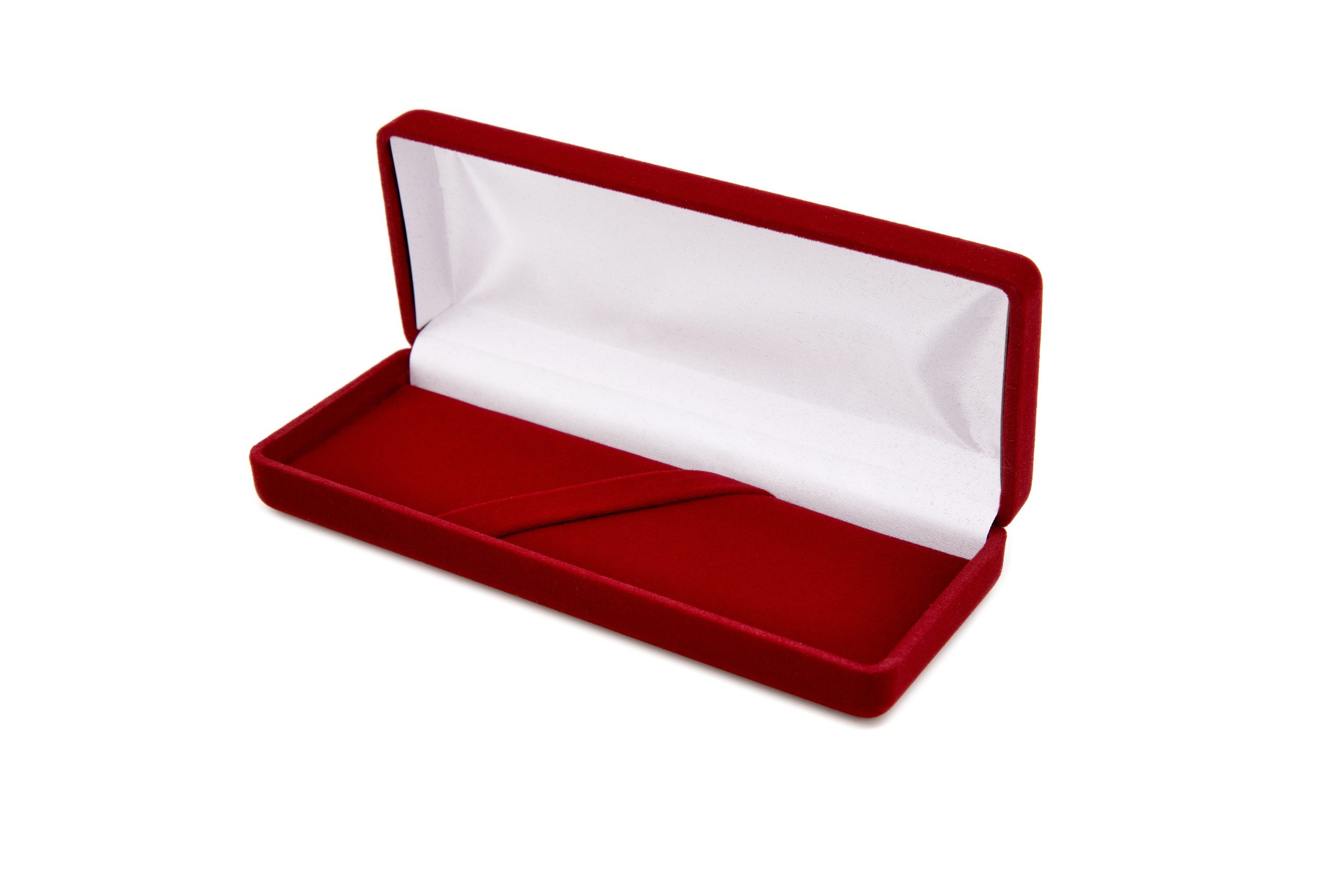Etui flokowane z tasiemką
